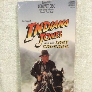 Disney Indiana Jones Last Crusade Motion Soundtrack CD Compact Disc NEW 1991